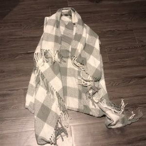 buffalo plaid shawl vest